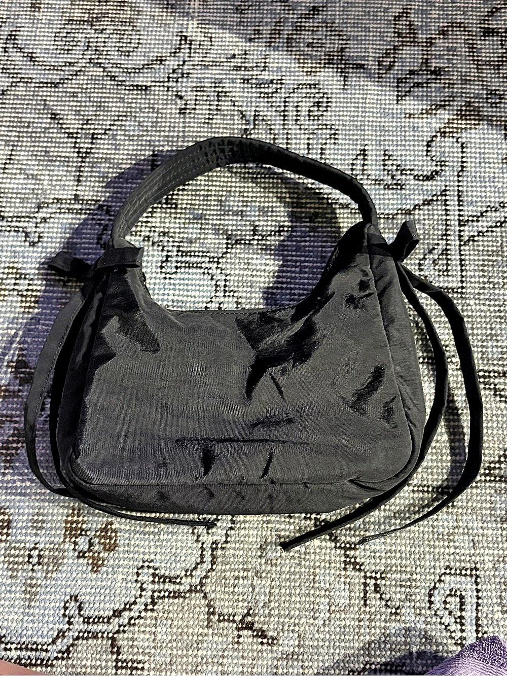 Sandy Liang Black Shoulder Bag Baggu